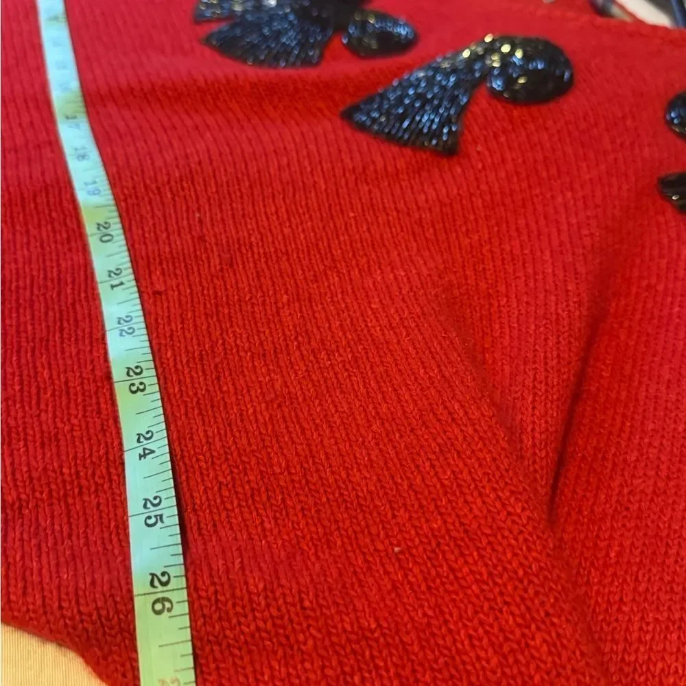 VTG ANGORA SILK WOOL Blend 24w Embellished Sweater  ‎ DIANA MARCOS W Avant-Garde - Picture 7 of 7